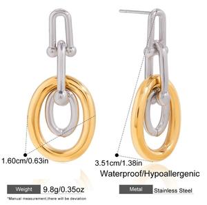 <span class=keywords><strong>E734</strong></span>เครื่องประดับต่างหูสแตนเลสแบบทันสมัยสำหรับผู้หญิง - Product Image 6