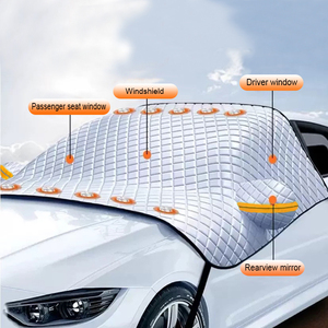 MESOROCK protecteur de <span class=keywords><strong>pare</strong></span>-<span class=keywords><strong>brise</strong></span> de voiture épaissi anti-neige/gel magnétique pour la couverture de <span class=keywords><strong>pare</strong></span>-<span class=keywords><strong>brise</strong></span> universelle d'hiver - Product Image 3