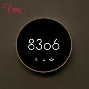 Tùy Chỉnh Led Bảng Điều Chỉnh Thép Không Gỉ Căn Hộ Acrylic Cửa Khách Sạn Dấu Hiệu Dẫn Ánh Sáng Phòng Khách Sạn Số Dấu Hiệu Với Dnd Hệ Thống - Product Image 1