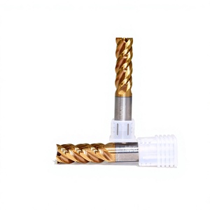 Fresa de carburo plana de 4 filos Source Factory D12×30×75L, tamaños personalizados para fresado CNC de acero duro - Product Image 1