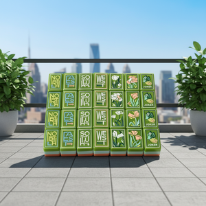 Apexplay <span class=keywords><strong>Mahjong</strong></span> américain sur mesure à 4 couches, tuiles en acrylique, 160 cartes, 4 joueurs, jeu portable de luxe élégant pour adultes, cadeau - Product Image 4