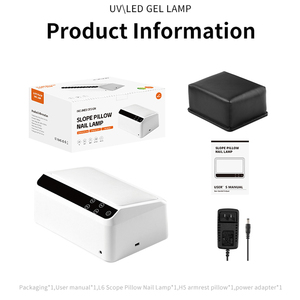 Zrkgel chuyên nghiệp 72W UV LED Nail Máy sấy gel Nail Polish công cụ Trắng UV đèn tay Gối chuyên nghiệp sơn móng tay - Product Image 6