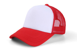 Wholesale Sports Caps Custom Baseball Cap Blank White Mesh Hat 5 Panel Promotional Foam Trucker Hats - Product Image 5