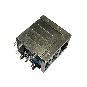 Cat6 Mạng Jack với Dual <span class=keywords><strong>USB</strong></span> 3.0 & RJ45 Combo kết nối 100 Base-T cổng duy nhất RJ45 nữ Jack kép <span class=keywords><strong>USB</strong></span> kết nối - Product Image 2