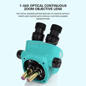 RF4 RF-7050TVW 7-50X Microscope à zoom continu à double bras Microscope de réparation de téléphone à rotation de 360 degrés - Product Image 4