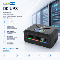 UPS Mini DC AC USB POE Fase Tunggal Laris Manis dengan Baterai Lithium 20800mah untuk Router WiFi Kamera IP