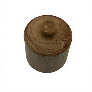 Handcrafted Classic Wooden <b>Jar</b> with Airtight Lid 250mL Capacity Eco-Friendly <b>for</b> Dry Fruits Nuts Spices Luxury <b>Kitchen</b> <b>Storage</b> - Product Image 6
