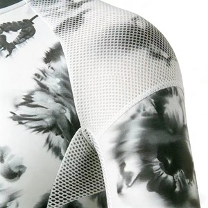 Maillot de cyclisme léger, respirant et à séchage rapide, imprimé style aquarelle chinoise, coupe ajustée pour le cyclisme sur route et VTT - Product Image 5