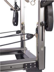 Lit de Pilates en aluminium de qualité stable avec tour de demi-trapèze et rail coulissant complet, reformer avec tour à vendre - Product Image 5