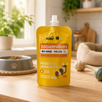 Sachets souples personnalisés en plastique de qualité alimentaire, anti-fuite, pour jus, miel, sauces et aliments pour animaux