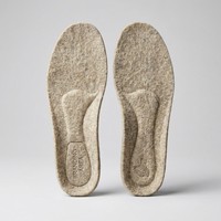 Tissu non tissé 100 % polyester aiguilleté pour matériaux de chaussures, feutre gris isolant pour semelles intérieures, 260 GSM, résistant à l'huile