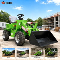 Hocheffizienter CE EPA Elektrischer Mini-Lader 600kg-800kg Kompakter Frontlader für Landschaftsbau, Landwirtschaft und Materialtransport