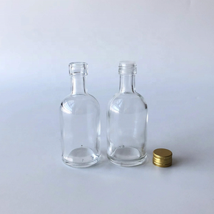 <strong>Tiny</strong> 30ml 50ml 100ml Glass Liquor <strong>Bottles</strong> with Cork Top and Screw Cap for Shot <strong>Alcohol</strong> Gin Gift Packaging - Product Image 1