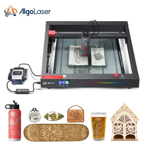 Algolaser fabrika ahşap bambu plastik CNC lazer oyma makinesi, Diy oyma 40W diyot lazer kesici