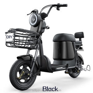 <span class=keywords><strong>Vélo</strong></span> de ville <span class=keywords><strong>électrique</strong></span> avec moyeu sans balais sans engrenage 500W moteur freins à tambour avant et arrière, <span class=keywords><strong>vélo</strong></span> unisexe facile à conduire - Product Image 4