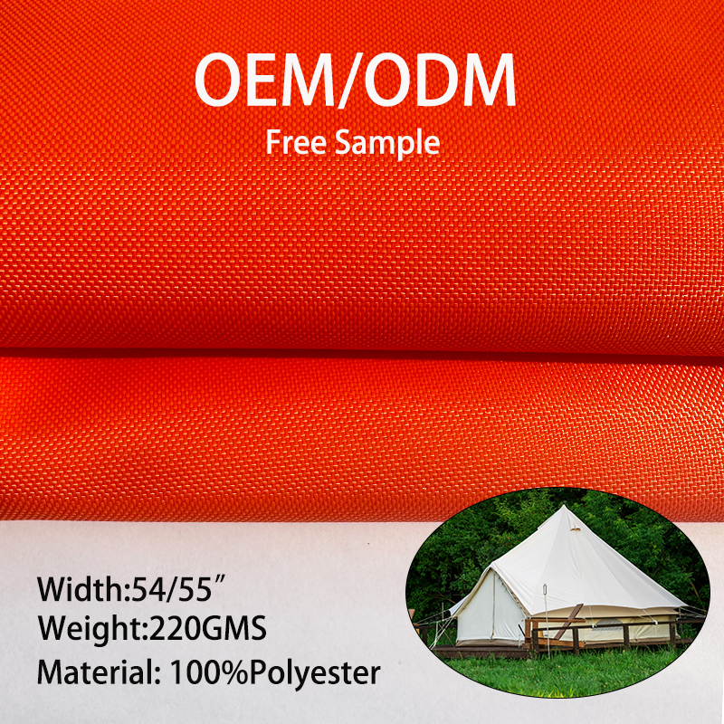 High Quality Custom Wear Tear Resistance Anti UV PU Coated Waterproof 100% Polyester Oxford Fabric for Bags Backpacks Tent