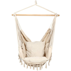 Gran oferta, silla de <span class=keywords><strong>hamaca</strong></span> columpio moderna con borlas, silla colgante de <span class=keywords><strong>hamaca</strong></span> <span class=keywords><strong>blanca</strong></span> para relajarse - Product Image 1