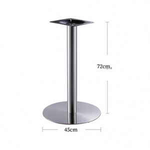 WEKIS Industrial Square Rectangle Metal Dining Coffee Bar Table Stainless Steel Table Base <b>Gold</b> Black Cast Iron Table Base - Product Image 3