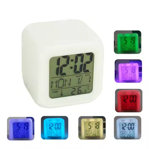 <span class=keywords><strong>Anime</strong></span> Colorful Student Petit Cadeau Couleur Changeante Veilleuse Réveil - Product Image 3