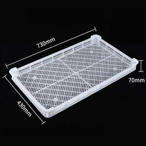 Plateaux en plastique empilables de lyophilisation de déshydratation de catégorie comestible pour l'industrie alimentaire - Product Image 2