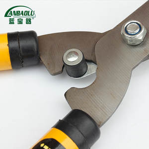 Cisailles à haies Lanbaolu 300 mm, lame en acier inoxydable, manche jaune, outil de jardinage pour la taille des arbustes et des buissons - Product Image 3