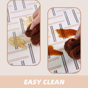 Boen grosir taplak meja vinil gulungan <span class=keywords><strong>PVC</strong></span> taplak meja renda taplak meja tahan air - Product Image 4