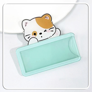 Porte-cartes nominatifs en acrylique, motif dessin animé, portables, réutilisables, avec nom remplaçable, adaptés à l'école et au travail, vente en gros - Product Image 4