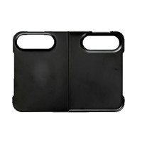 Coque PC vierge en cuir brut personnalisée de qualité supérieure pour iPhone 18 Fold, étui en plastique noir mat vierge pour iPhone 18 Ultra Fold, coque PC DIY