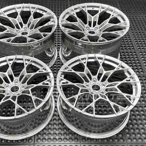 Jantes en alliage forgé chromées XL Racing Car 5x112 5x120 5x114.3 17 18 <span class=keywords><strong>19</strong></span> 20 21 22 23 24 pouces pour BMW Mercedes Porsche Tesla Audi - Product Image 4