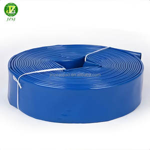 Tuyau de décharge d'eau plat en PVC à long temps de service pour couteau d'arrosage de jardin tuyau de pompe à eau de bâche enduit de PVC - Product Image 4