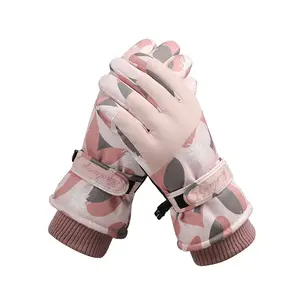 Женские зимние лыжные перчатки с функцией сенсорного экрана, теплые зимние перчатки, водонепроницаемые перчатки для сноуборда, женские и мужские перчатки