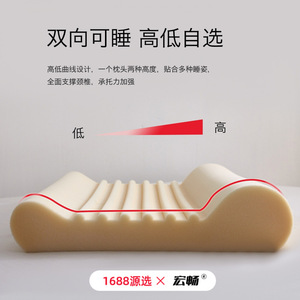 Memory Foam <b>Neck</b> <b>Pillow</b> U-Shape Medium Firmness Breathable For Adults Bedroom Use - Product Image 4