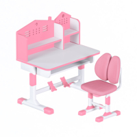 Bureau d'écriture moderne en plastique pour enfants JOHOOFURNITURE, chaise réglable en hauteur, table d'étude pour enfants, écologique, pour l'école et la chambre