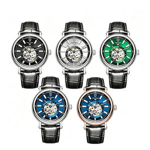 Tevise 9829 Automatic Mechanical Wrist <b>Watch</b> Luxury Vintage Waterproof Stainless Steel Leather Belt Wristwatch for <b>Men</b> Relojes - Product Image 5