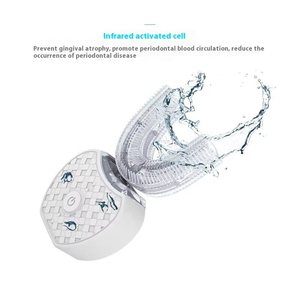 Cepillo de Dientes Eléctrico en Forma de U Generación II Limpiador Oral Sónico con Cerdas Suaves para Blanqueamiento de Bebés y Adultos - Product Image 2