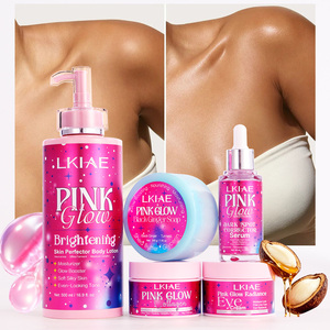 Set di Cura della Pelle Clean Beauty con Acido Ialuronico e Niacinamide, Formula Non Grassa, Crema Illuminante Anti-Macchie con Collagene - Product Image 1
