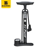 BAIMEI pompe en acier Durable avec adaptateur de Valve pompe à main haute pression Portable pour vélo moto matière plastique