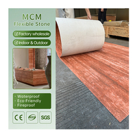 Pierre souple en travertin, pierre flexible MCM pour la décoration murale, revêtement mural, carrelage souple, le premier choix pour les matériaux décoratifs haut de gamme