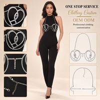 Nouvelle Chaîne de Corps Sexy Ronde en Strass, Cache-Soutien-Gorge, Bijou de Poitrine en Forme de Cœur pour Lingerie Féminine, Bikini, Bralette