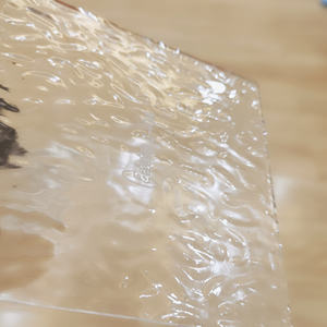 押し出し波アクリル板3mm 5mm 6mmクリア波状テクスチャ装飾用アクリルシート - Product Image 4