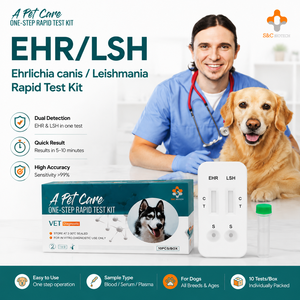 Kit de Prueba Rápida Combinada EHR Ab LSH Ab para Perros, para Ehrlichia <span class=keywords><strong>Canis</strong></span> y Leishmania Canina - Product Image 1
