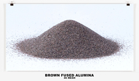 Alumine fondu brun 80 mesh, oxyde d'aluminium, granulométrie 24, 36, 40, 46, 60, abrasif de sablage 36 mesh, prix