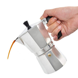 Cafetière Moka Expresso Personnalisée 12 Tasses en Aluminium <span class=keywords><strong>Italien</strong></span> pour Voyage en Extérieur - Product Image 3