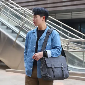Высококачественная большая индивидуальная Мужская модная офисная сумка amazon top travel casual pu слинг через плечо деловые мужские сумки-мессенджеры