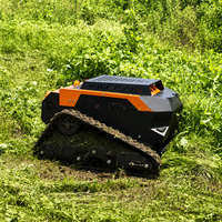 Tondeuse à gazon télécommandée sur chenilles, moteur Euro 5 de 452 cm³, démarrage électrique, pour pentes et terrains accidentés – Meilleures ventes