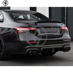 Nouvelle lèvre avant et aération en fibre de carbone sèche pour Mercedes-Benz Classe E W213 E63S (2017-2020) - Tissage sergé brillant, ajustement précis 1:1 - Product Image 3