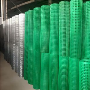 Dark Green PVC Coated Iron Wire Welded Mesh Roll Australia Farm Garden Fence Rodent Proof Heavy Duty 3D Modeling Service - Product Image 2