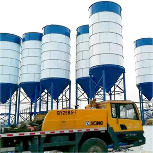 ZEYU pabrik pabrik 200 Ton semen Silo dapat dilepas 200 Ton beton jangkar pasir Silo semen tangki