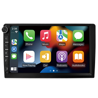 Autoradio multimédia universel Android Auto CarPlay avec écran capacitif de 9 pouces, GPS intégré, DSP, WIFI, BT, FM, 4+64G, lecteur vidéo USB pour voiture
