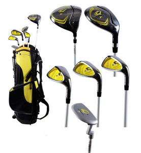 Clubs <span class=keywords><strong>de</strong></span> <span class=keywords><strong>golf</strong></span> pour enfants Jiashi <span class=keywords><strong>De</strong></span> JR-901, ensemble complet pour garçons et filles <span class=keywords><strong>de</strong></span> 3 à 12 ans, débutants, spécialisés, en fibre <span class=keywords><strong>de</strong></span> carbone, R Flex - Product Image 5